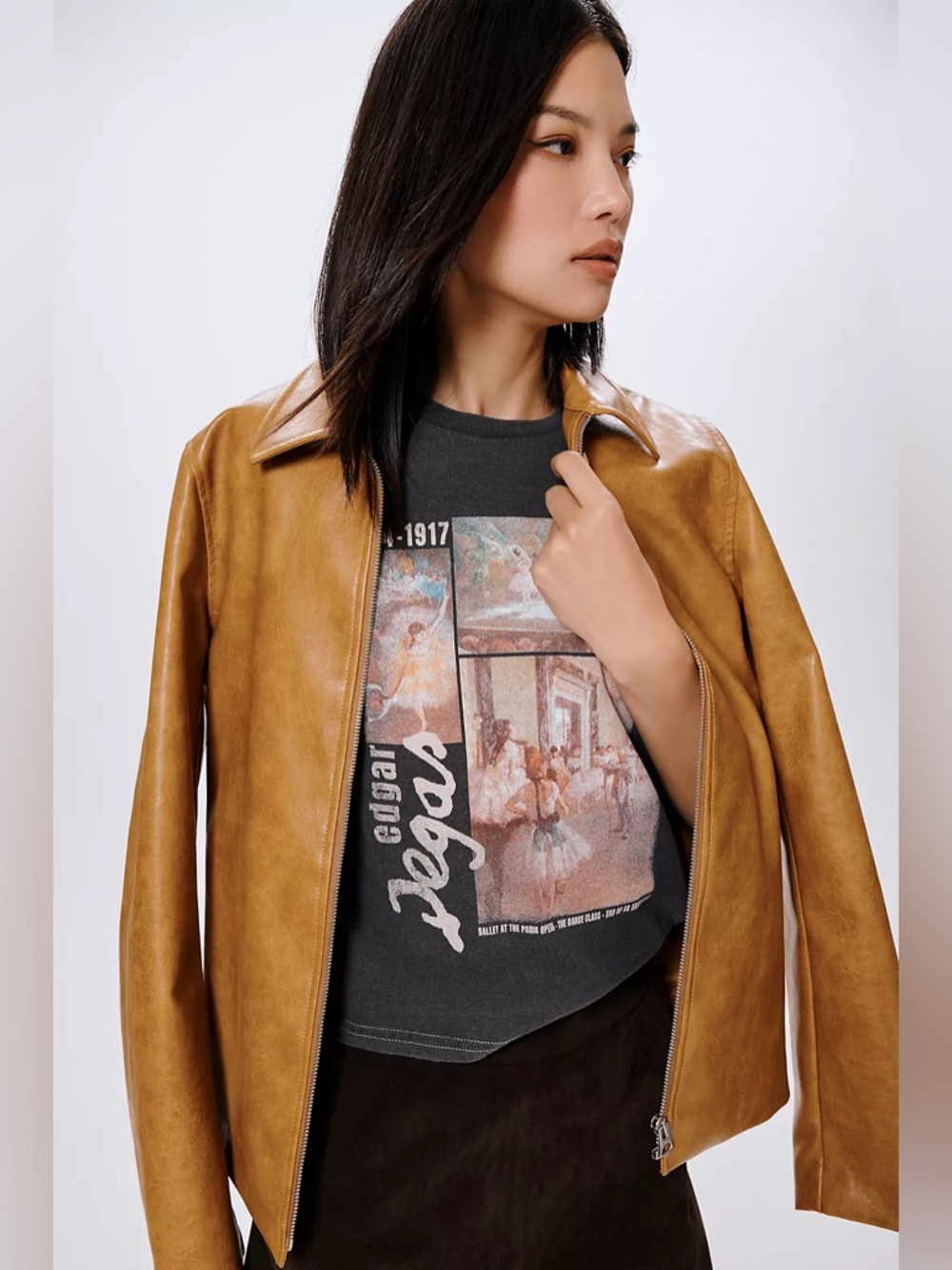 NWT Size L - By Anthropologie Degas Graphic Tee 100% Cotton
